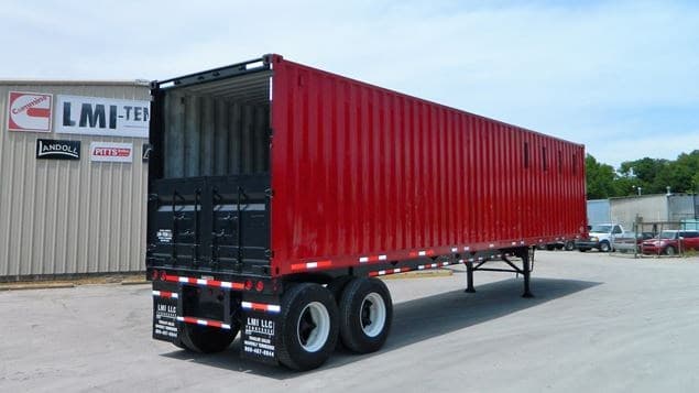 Unknown Steel Container Chip Trailer