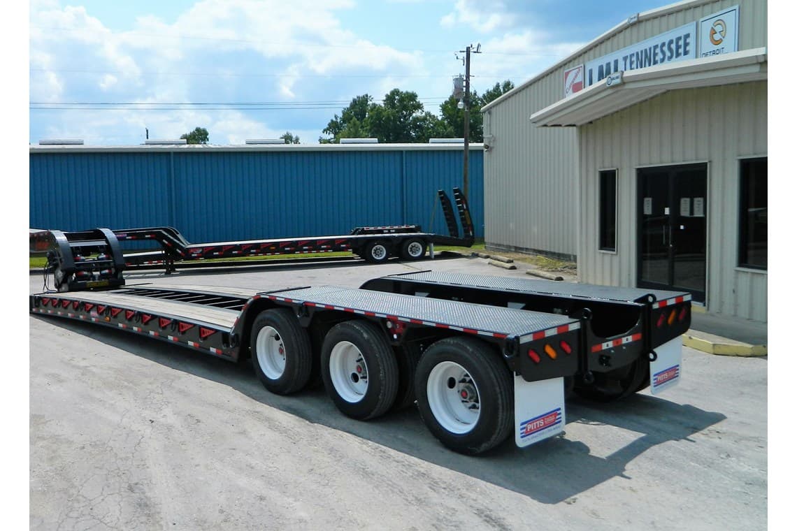 2025 Pitts LB55-22DC Lowboy Trailer
