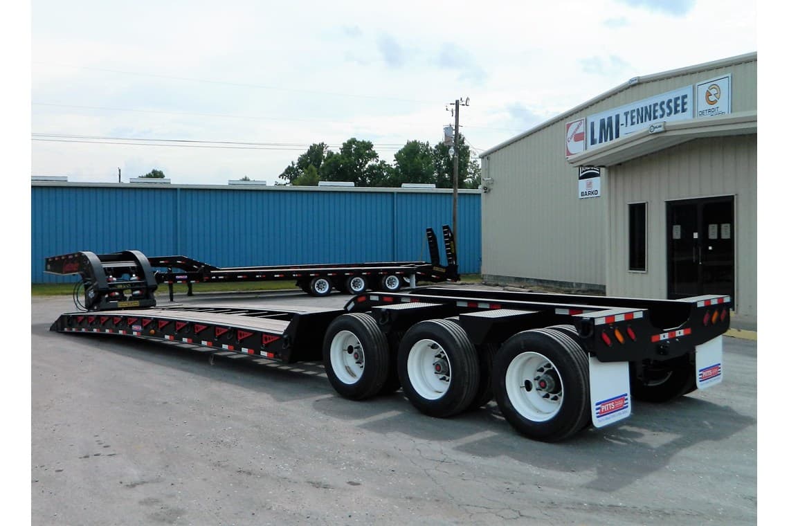2025 Pitts LB51-22DC Lowboy Trailer